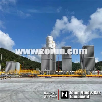 Trạm khí hóa LNG Máy hóa hơi không khí xung quanh Skid